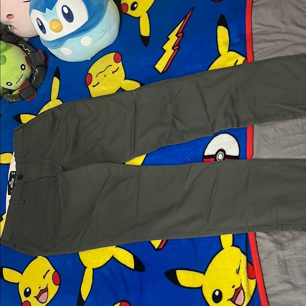 Hollister Charcoal Gray Pants